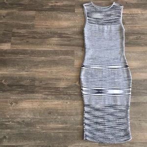 Ronny Kobo mid length body con dress